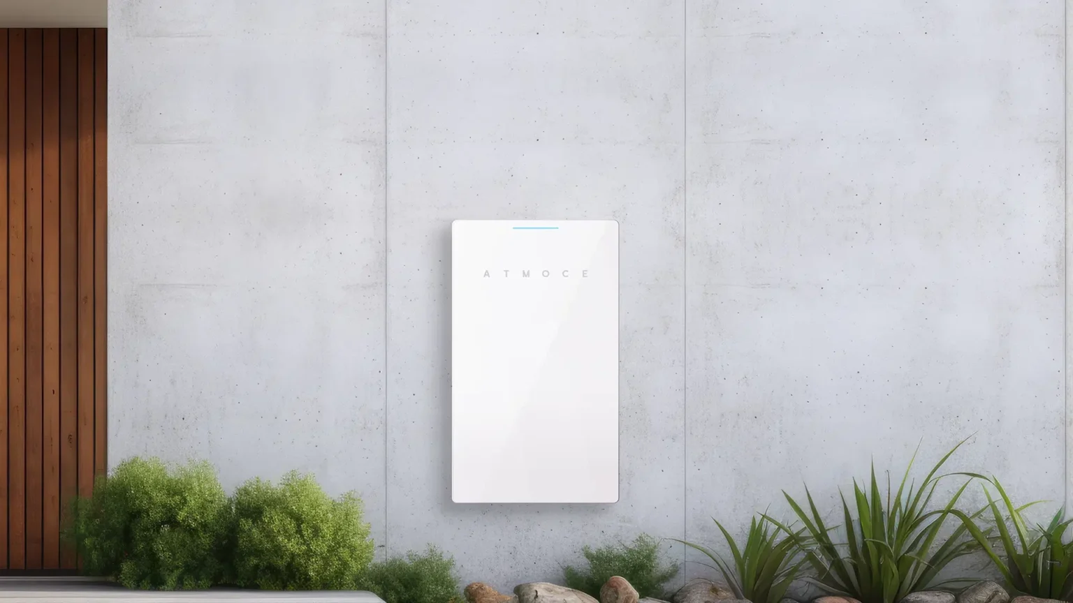 Installation d'une batterie physique pour panneaux photovoltaïques Atmoce par Yep Habitat dans une résidence